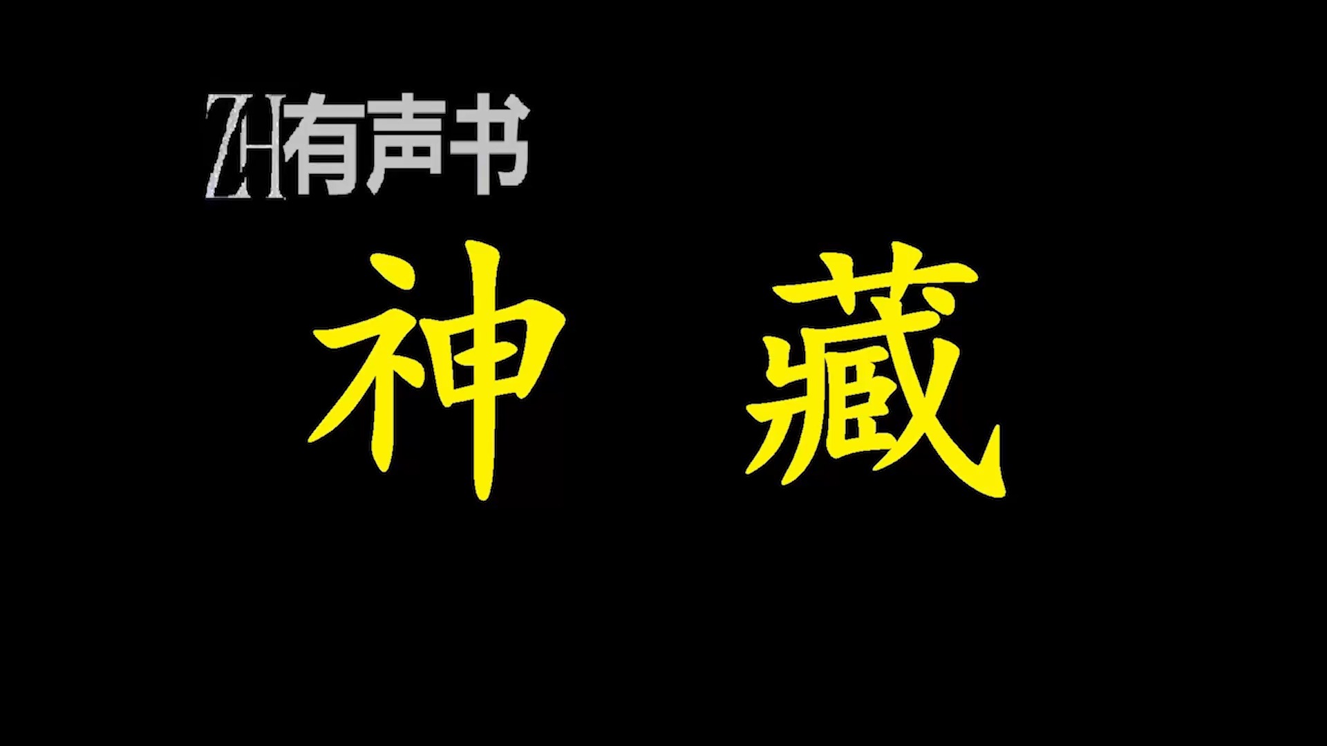 神藏【ZH感谢收听ZH有声便利店免费点播有声书】哔哩哔哩bilibili