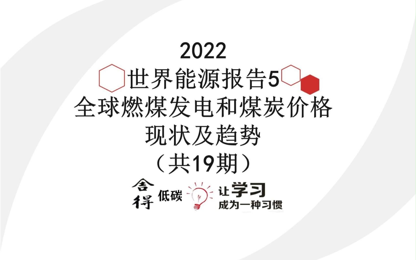 [图]世界能源发展报告（2022)-5_2021年世界煤炭市场回顾与展望：全球燃煤发电和煤炭价格现状及趋势