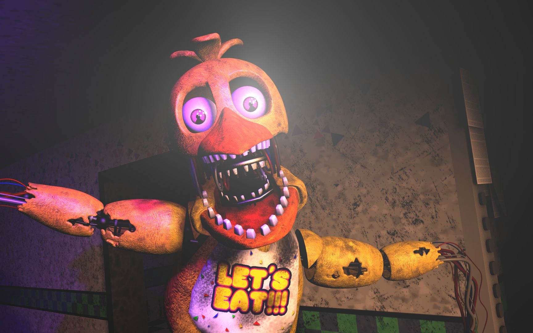 fnaf sfm 图片制作老奇卡_单机游戏热门视频