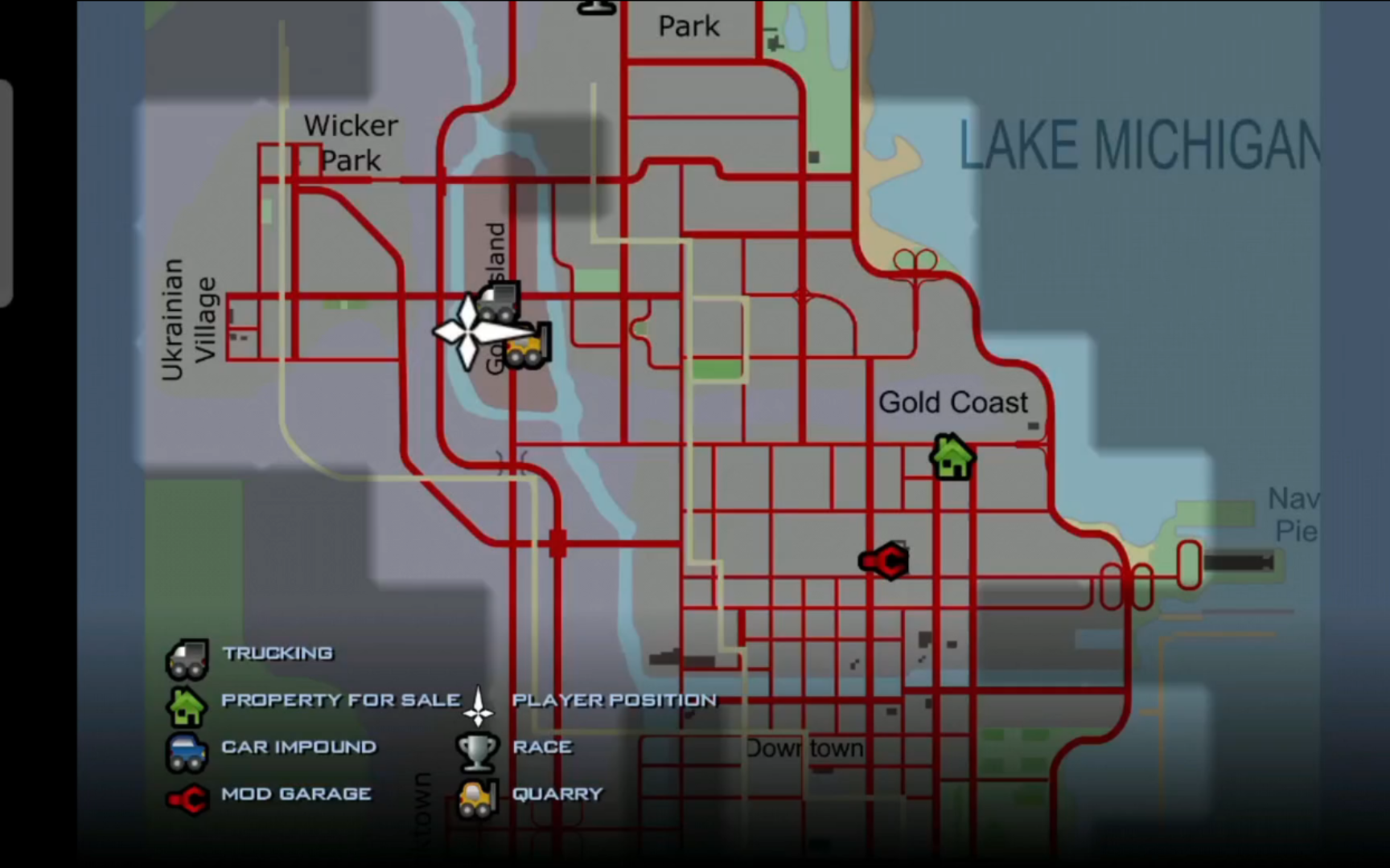 gta圣安地列斯 chicago居然是大地图,放不下了