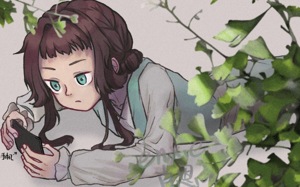 【清凝玩手机】清凝得到了现代电子产品,超时空和小白联机玩游戏