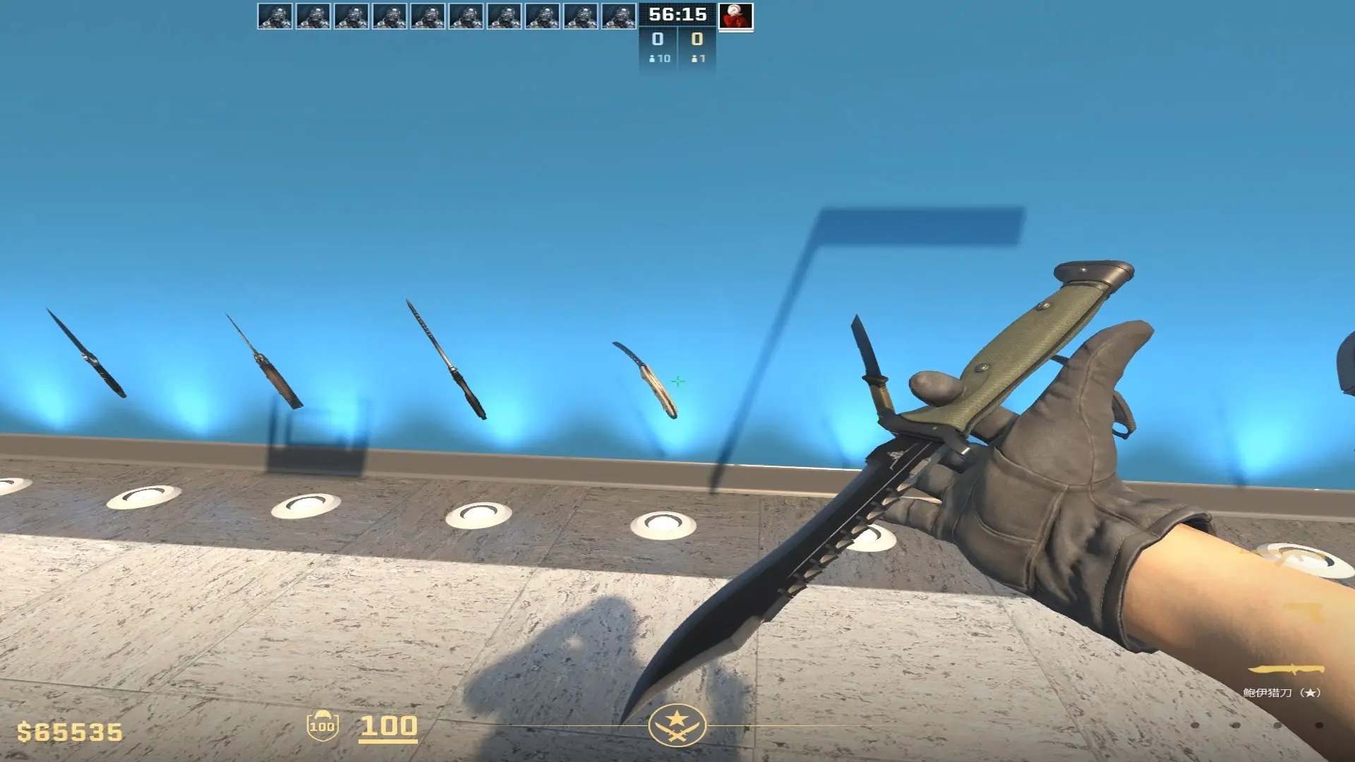 【CS2】速览鲍伊猎刀套全部其他刀皮切刀/检视_游戏热门视频