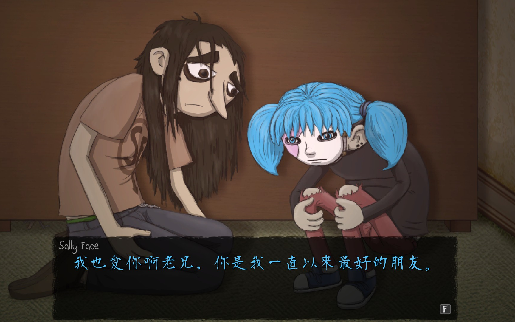 "我爱你,兄弟"sally face 恐怖解密游戏实况 第三章【完结 成就太难