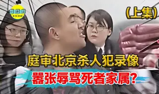 Download Video: 庭审北京杀人犯现场录像，顶撞法官辱骂死者家属，结局大快人心