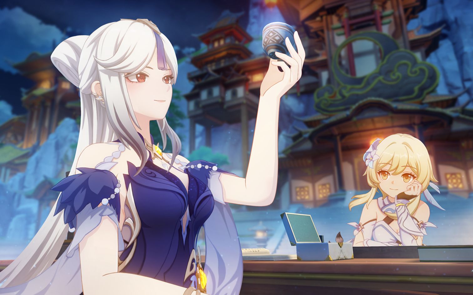 【原神邀约】2.4 凝光(荧) 玉阁归客至 日语cv.大原沙耶香