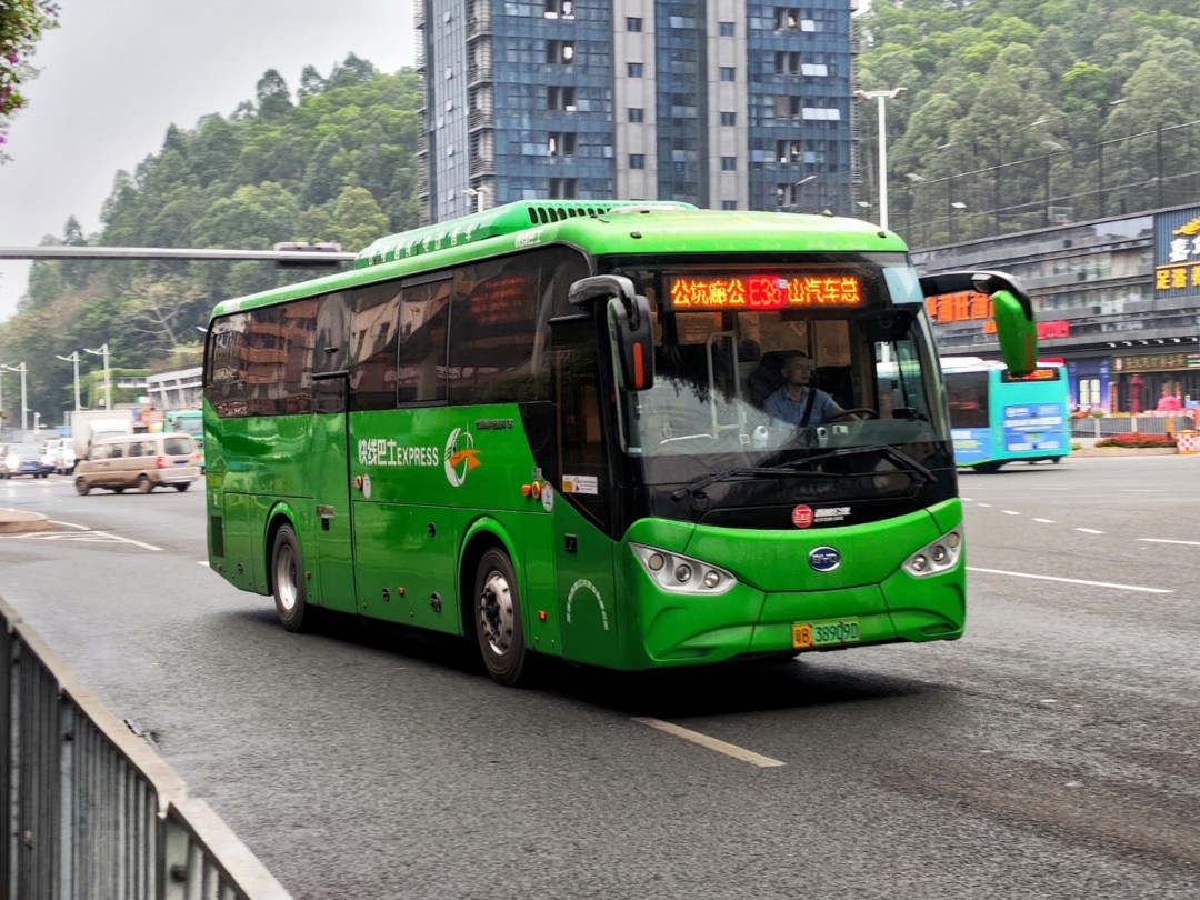 深圳公交巴士e18(石龙公交场站→福田高铁站)原速pov