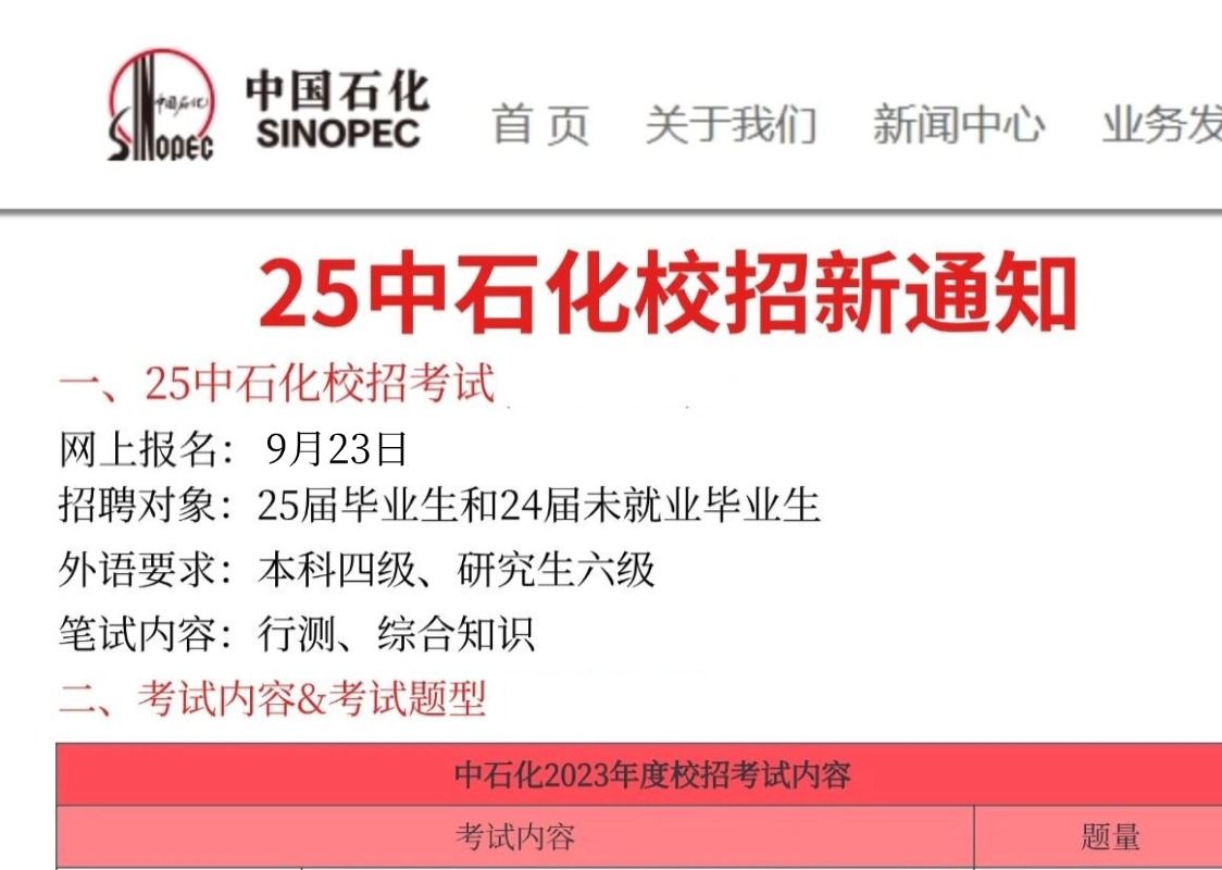 25中石化校园招聘,是简单的一年,大家快冲,25中石化秋季招聘考试综合知识与行测知识哔哩哔哩bilibili