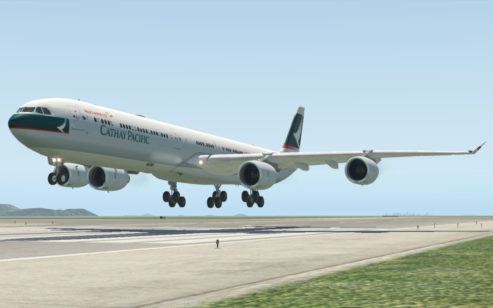 国泰a346 香港国际机场【xp11】