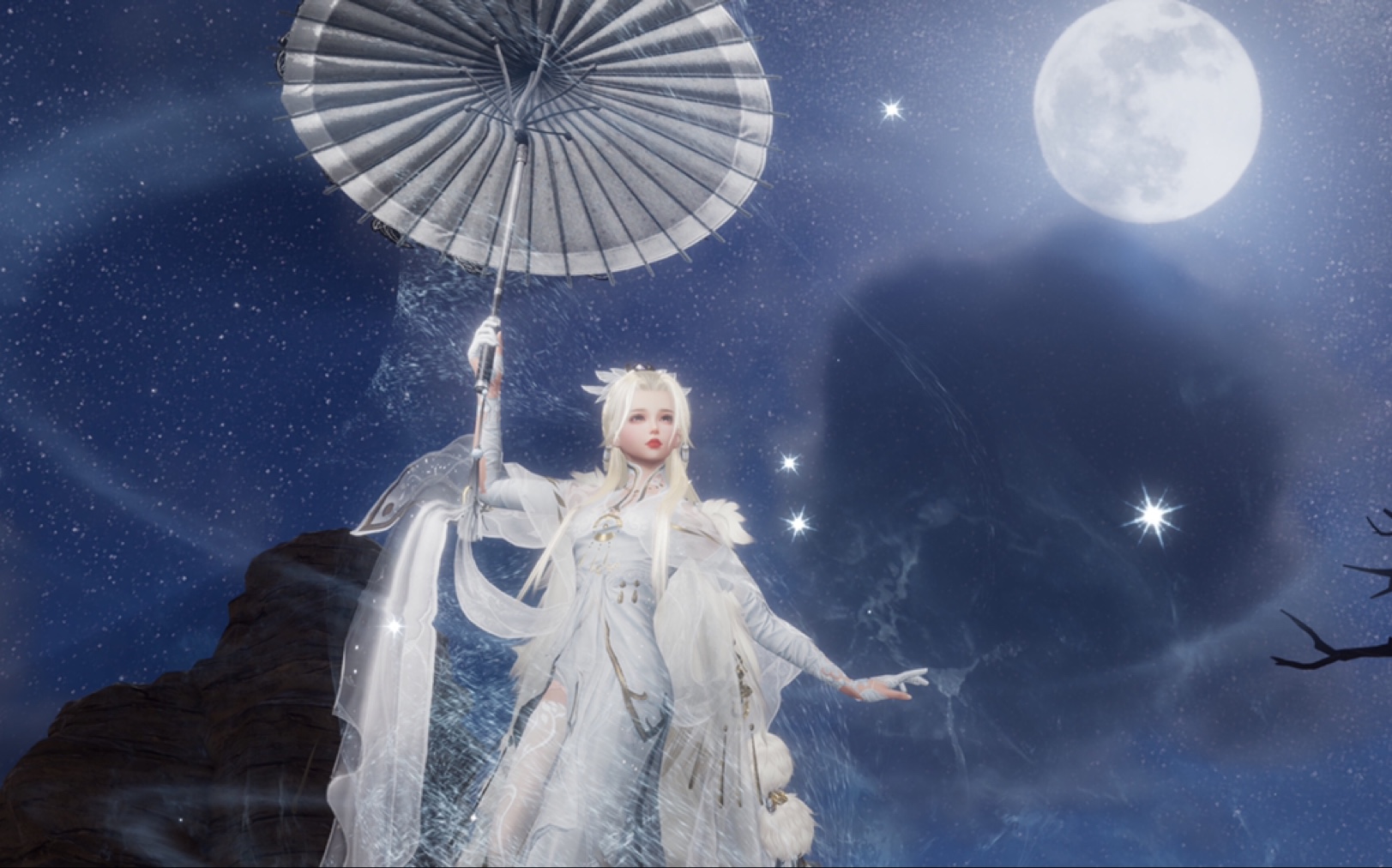 【剑网3】蓬莱伞娘狐金白娃娃等外观展示