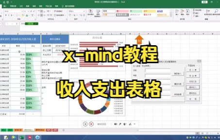 【xmind技巧】今天教大家如何在xmind中制作收入支出表格哔哩哔哩bilibili