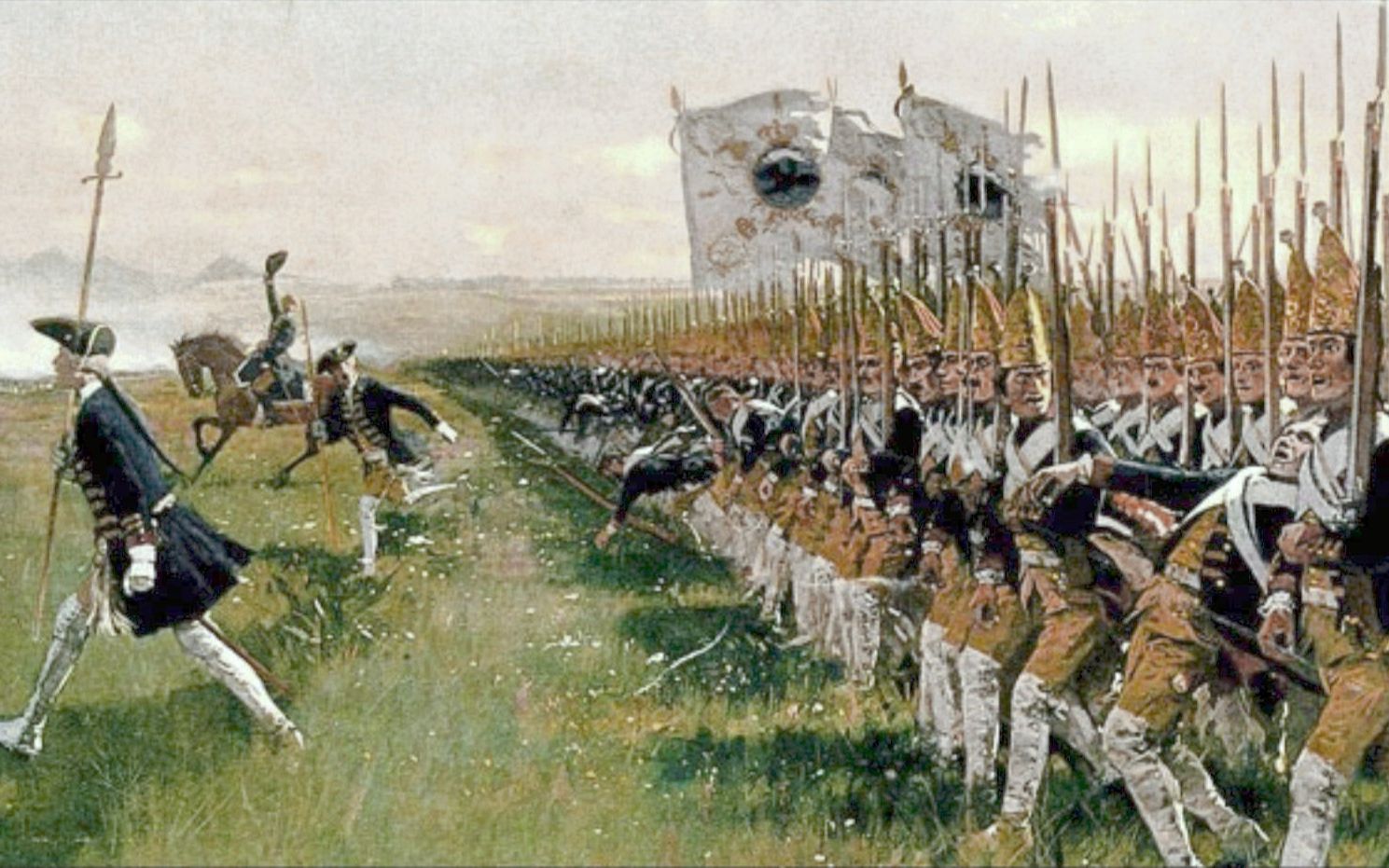 拿破仑全面战争4v4万人会战腓特烈的普鲁士神话