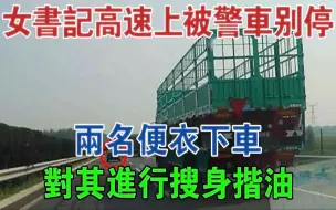 下载视频: 女市委书记高速路上被警车别停，两名便衣下车，对其进行搜身揩油#大案纪实#刑事案件#案件解说