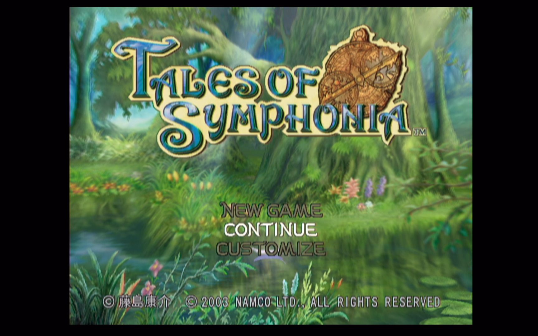 [图]Wii U向后兼容GC（Nintendont）游戏演示 （Tales of Symphonia 交响曲传奇）