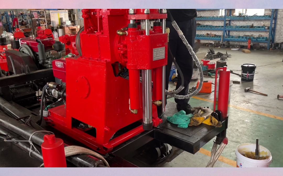 履带式柴动注浆加固钻机,柴动自行走 ,地基下沉,快速注浆加固