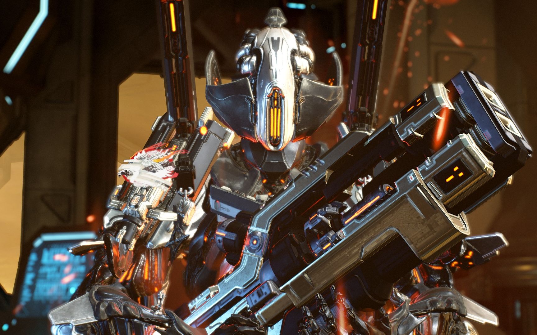 我将以黑神形象登场全副武装科技感十足的战甲