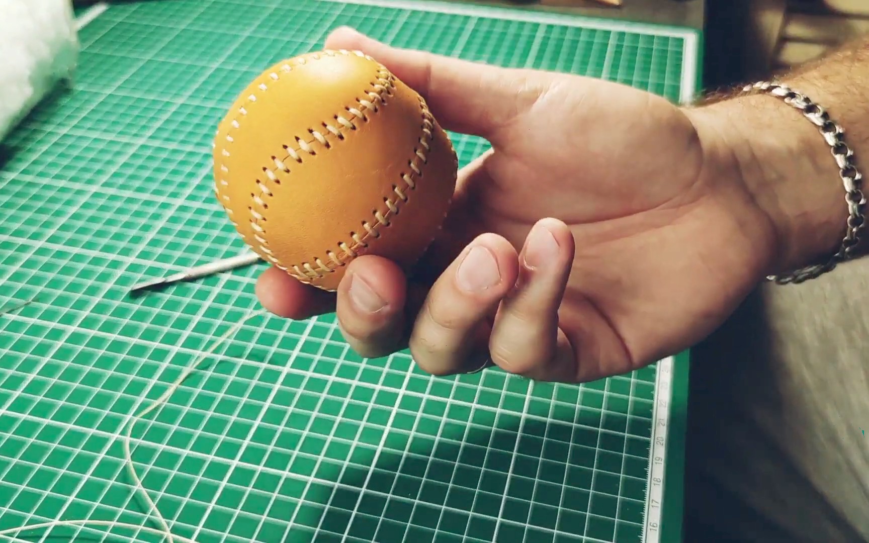 「含图纸」【手工皮具】棒球的制作 #195