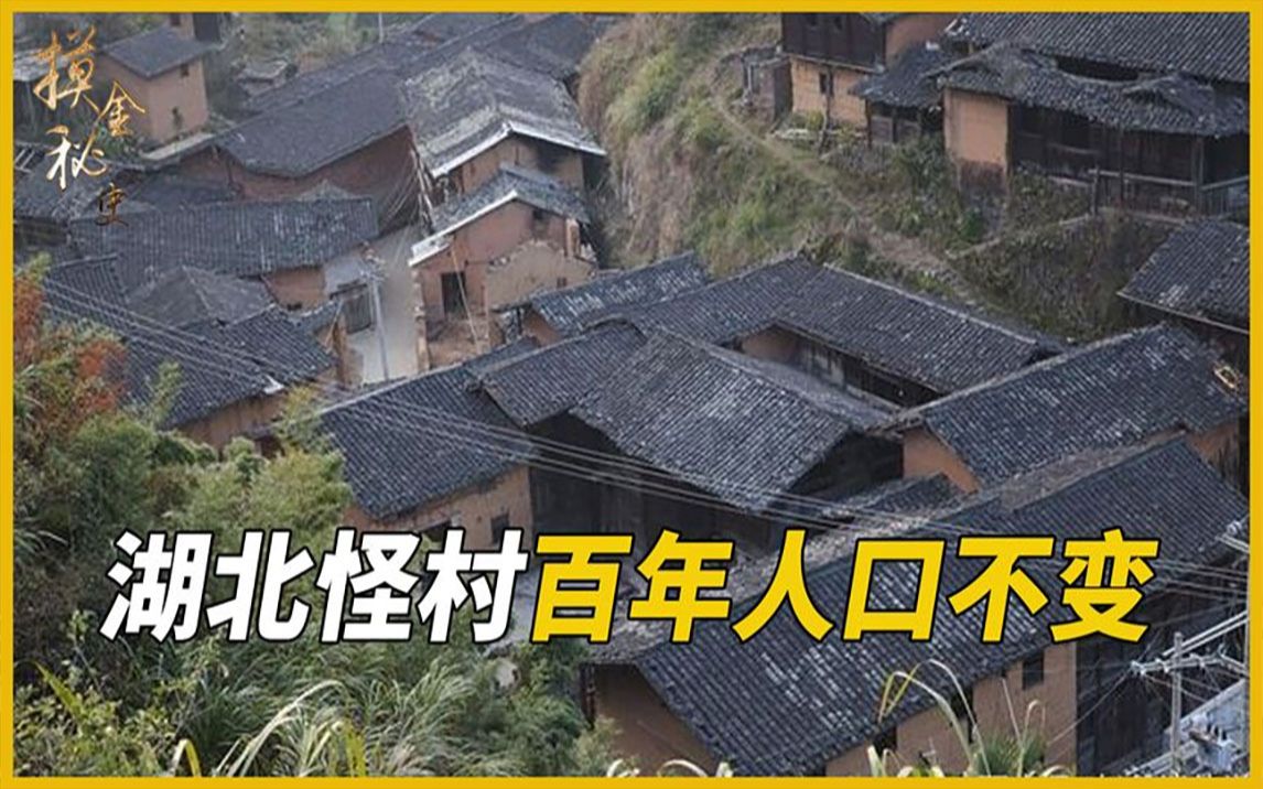 湖北发现神秘怪村,百年来人口一直保持88人,专家也无法解释哔哩哔哩bilibili