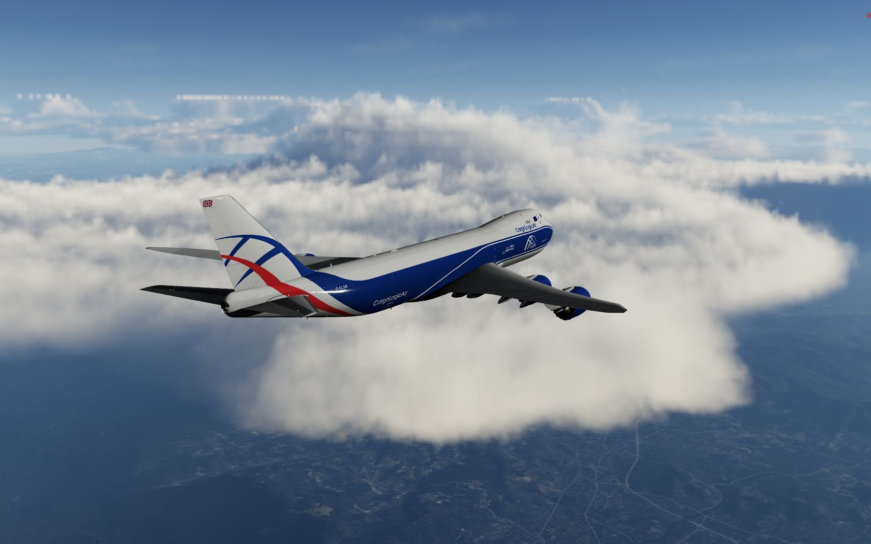 俄罗斯货运航空b747-8f着陆成田国际机场,引擎的声音真震撼