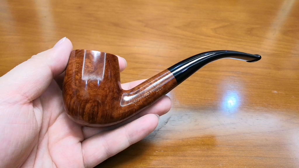 punto oro gold 606ks 一点金系列弯式弯斗,进口意大利石楠木烟斗