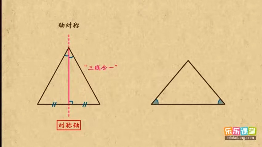 等腰三角形基本图图片