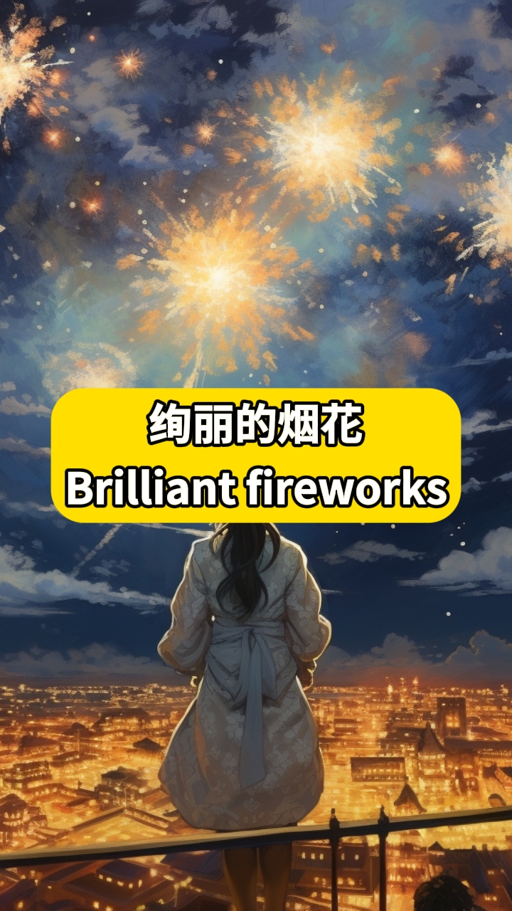 每天教孩子一句英语:放烟花啦