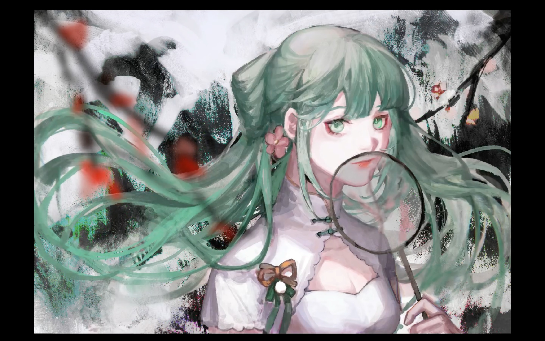 绘画试一下新笔刷画个韶华初音