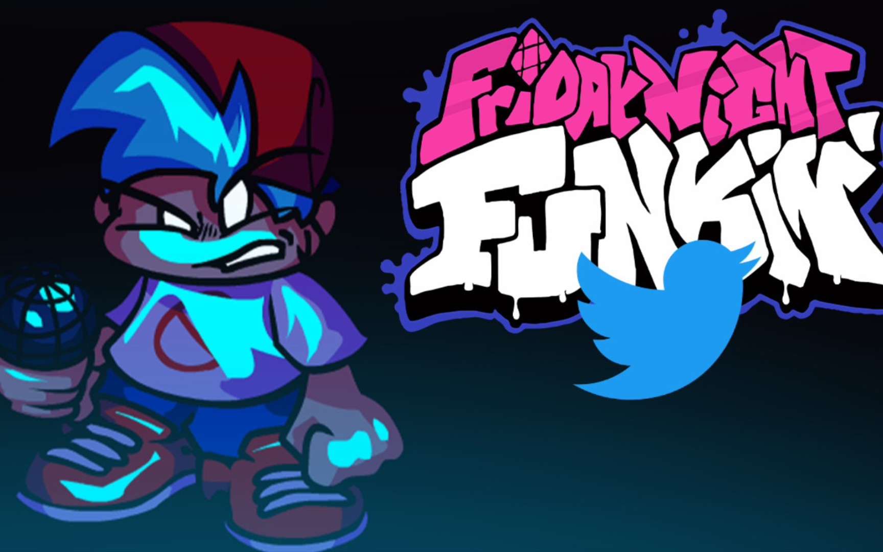 fnf:vs推特 神曲!建议改成《无处不在的gf》