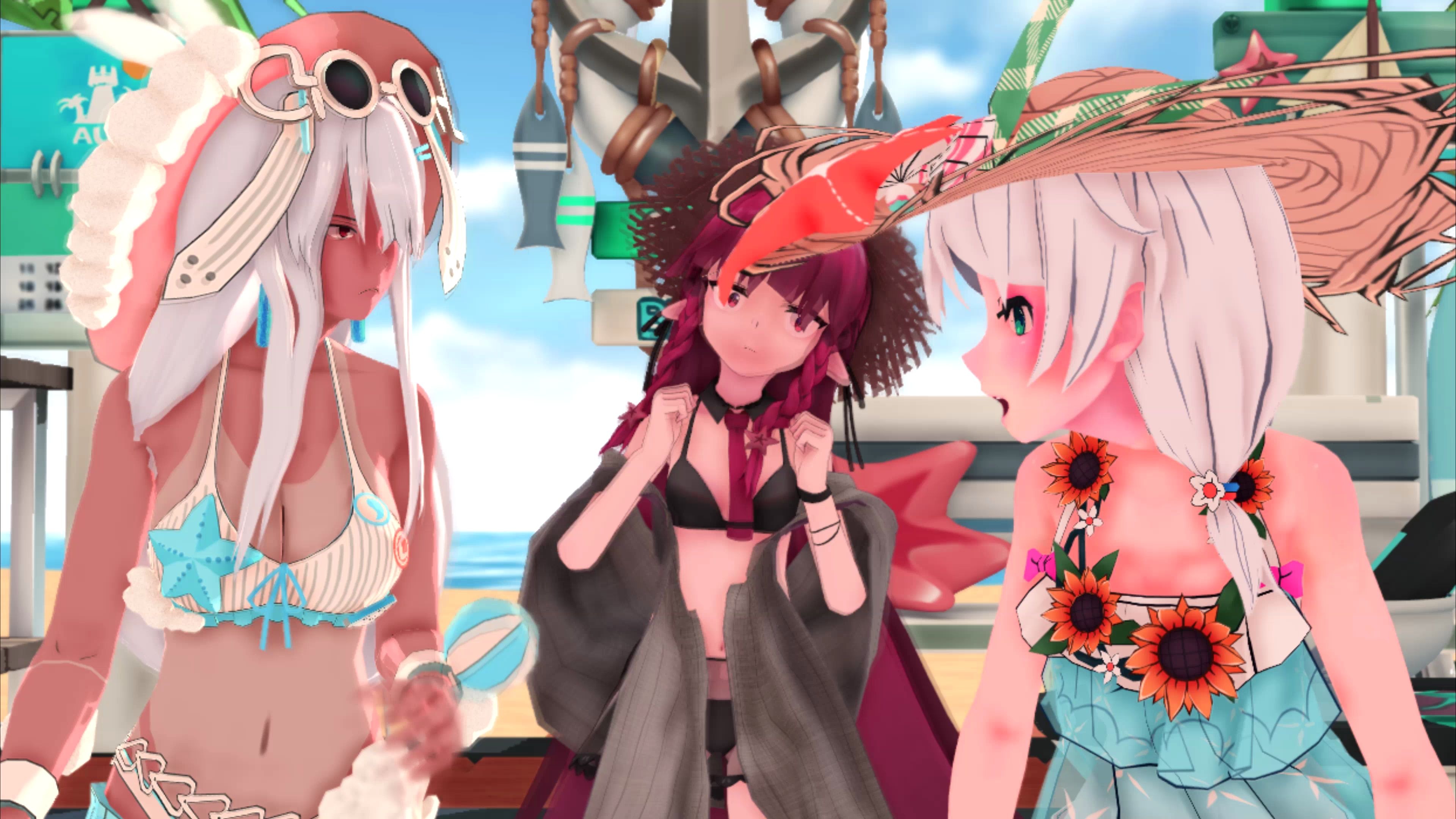 【崩坏3×明日方舟×弥什mmd】深红之渊×红豆×德丽莎 - "99every