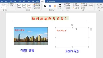 将图片设置为word文本框的背景，把文字打在背景图上，美观有个性