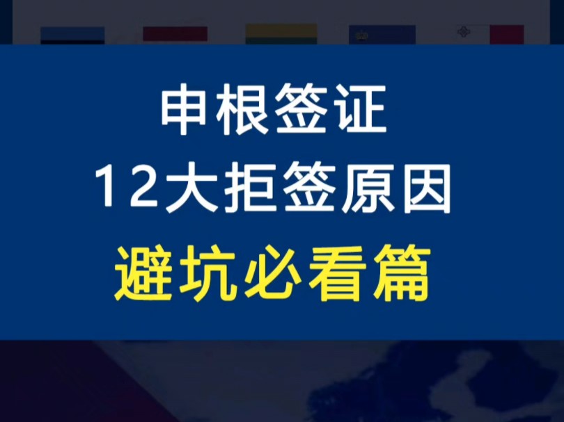 领事馆不会告诉你的申根签证拒签原因哔哩哔哩bilibili