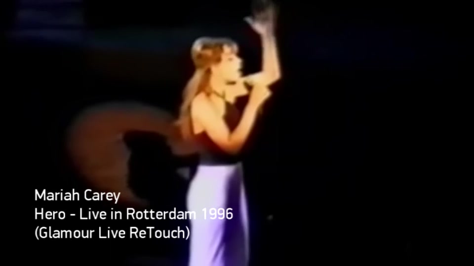 [图]Mariah carey  - Hero (Live In Rotterdam 1996) 现场版