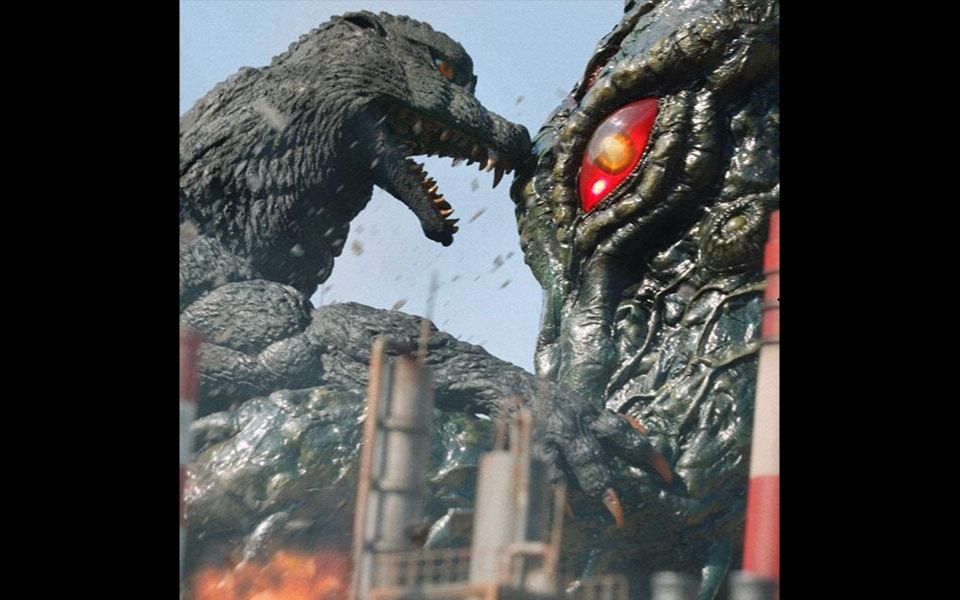 哥斯拉 vs 黑多拉 特报! 15秒预告_哔哩哔哩_bilibili