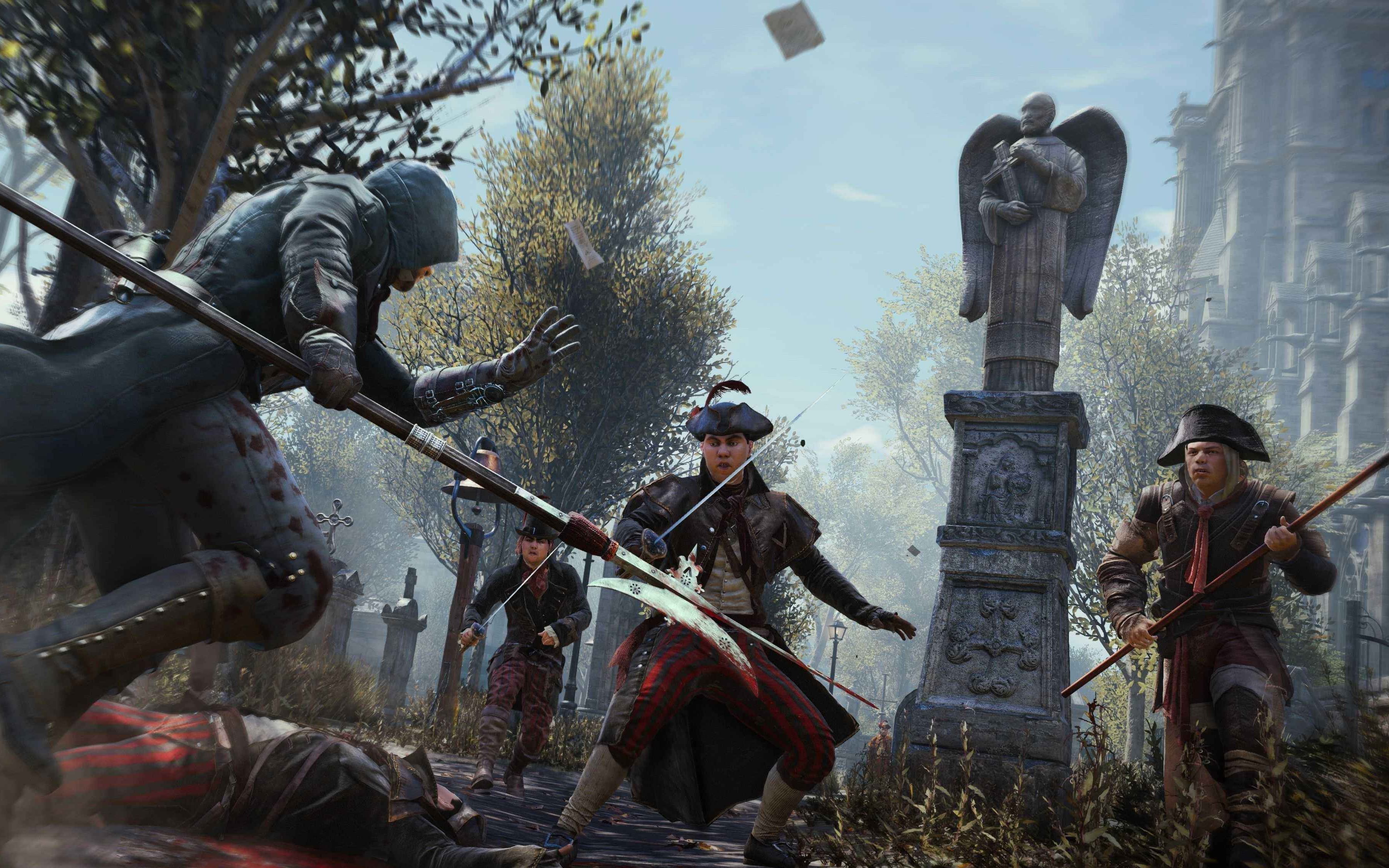 【刺客信条大革命】亚诺:金枪无双到我哭了