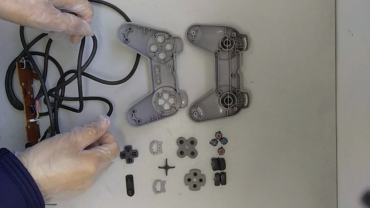 ps1手柄清理保养一下