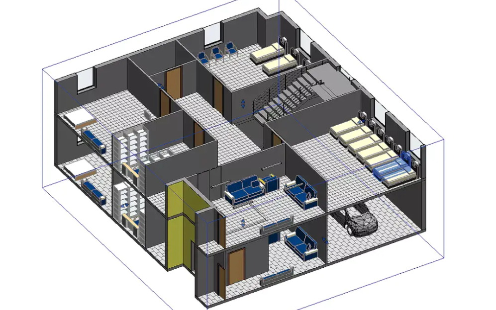 bim室内设计基础入门到实战教程 revit室内装饰装修零基础教程 家装工