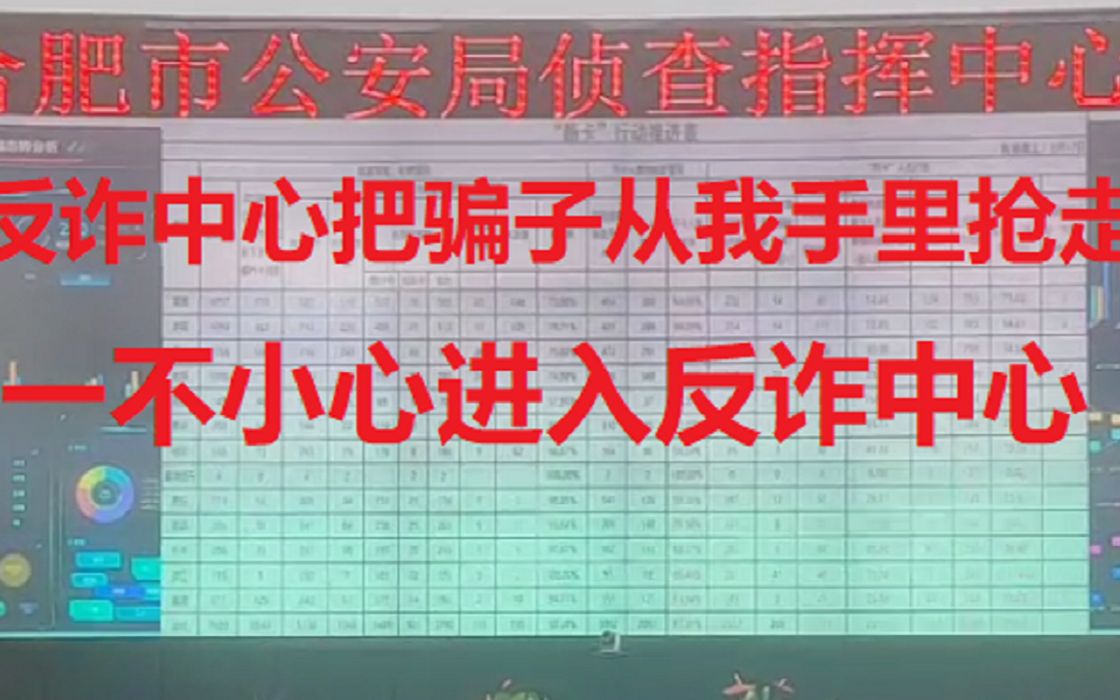 一不小心进入合肥反诈中心......哔哩哔哩bilibili