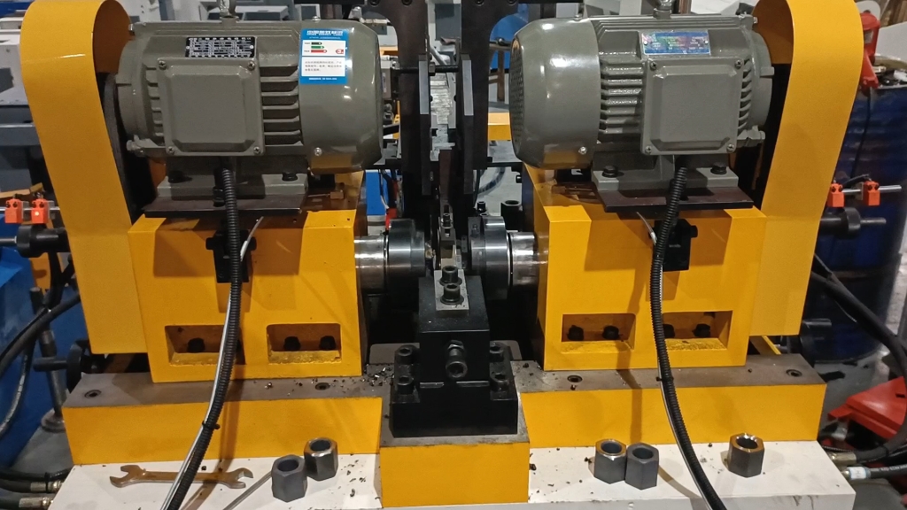 六边菱形管倒角机 双头倒角机 自动送料倒角机 平面倒内角