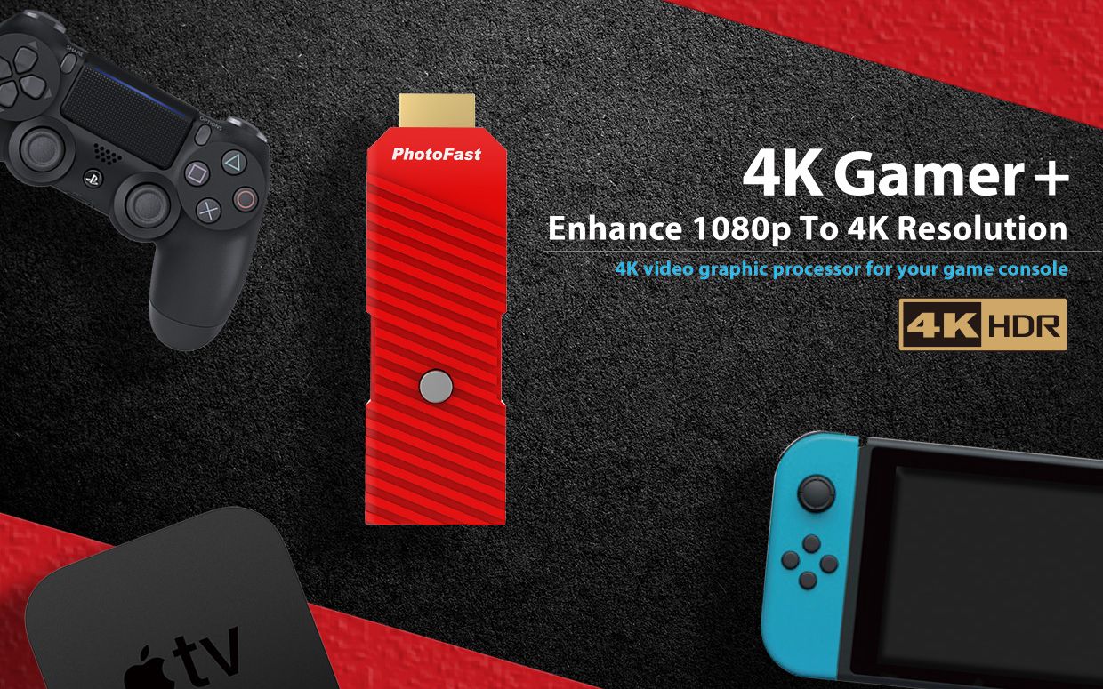 PhotoFast 4K Gamer+ 台北试用会,粉丝体验 Switch PS4 游戏 1080P 自动升级 4K HD 画面哔哩哔哩bilibili