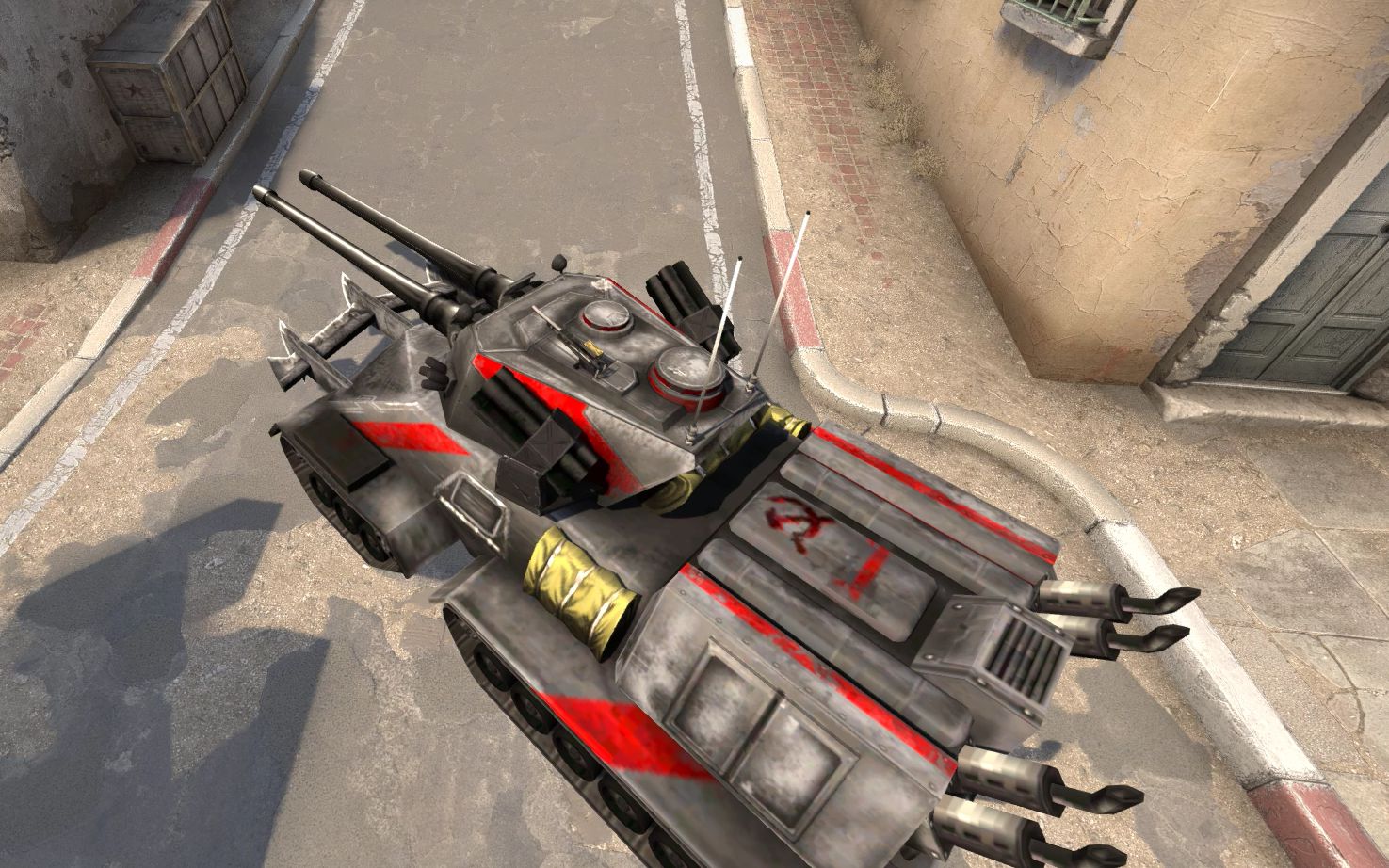 大哥红警玩累了来csgo开一开天启坦克怎么了