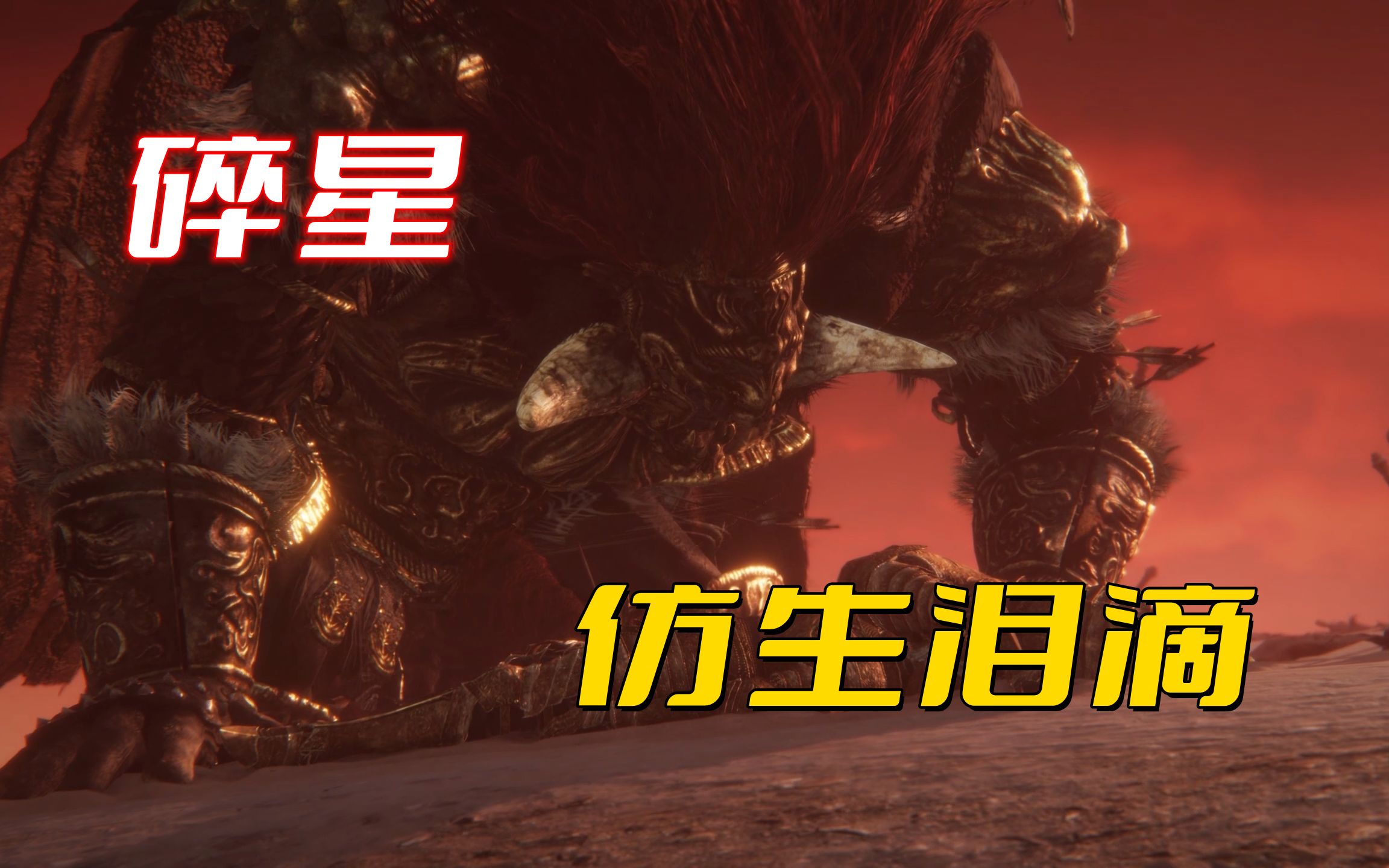 艾尔登法环老头环游戏实况013战碎星取仿生泪滴