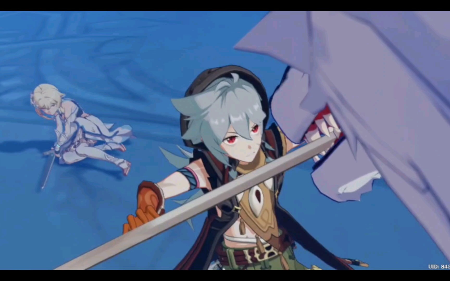 自留剧情cg(雷泽和北风狼)_原神_剧情