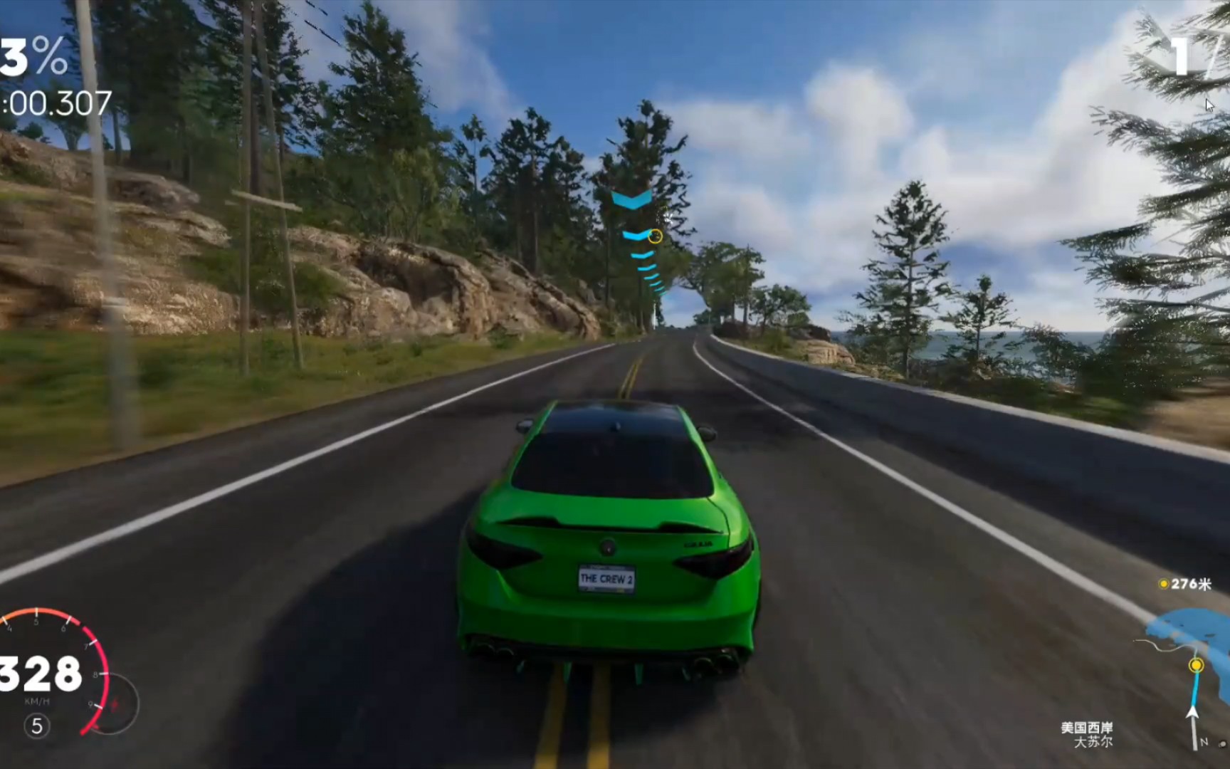 飙酷车神2 旧金山往海岸山脉