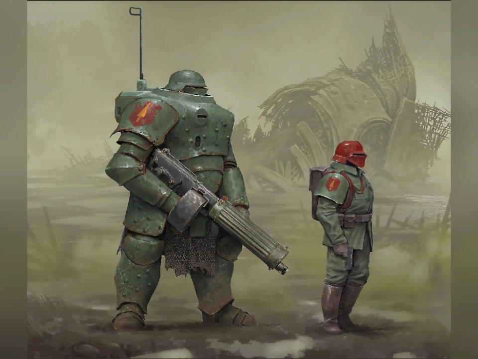 新的安条克机械化步兵正在卡卡斯前线巡逻.