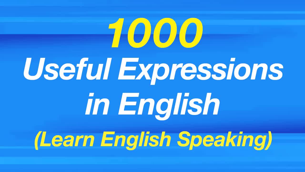 [图]1000 Useful Expressions in English - Learn English Speaking