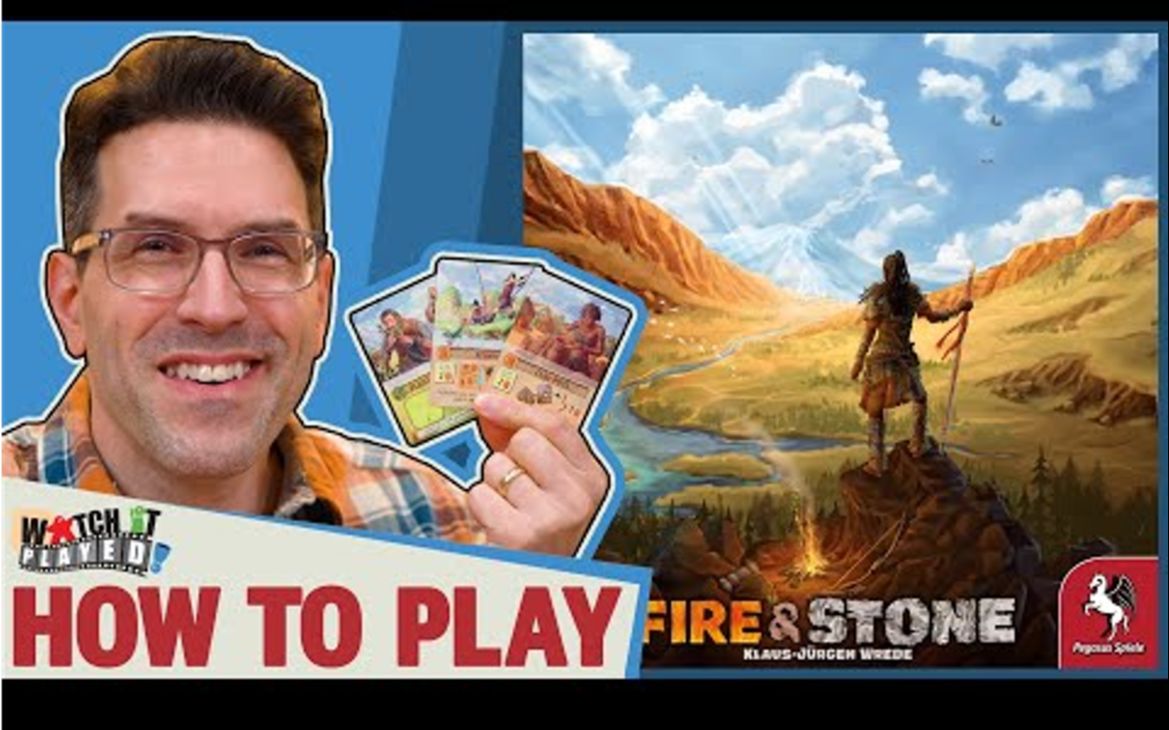 [图]《卡卡颂》设计师新桌游《刀耕与火种》（2022）怎么玩 Fire & Stone - How To Play