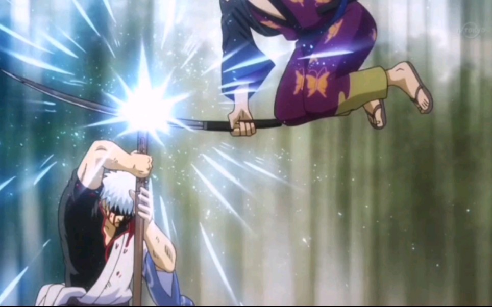 银魂#银时vs高杉#我从来就没有失去过什么,只是少了一个#需要守护的