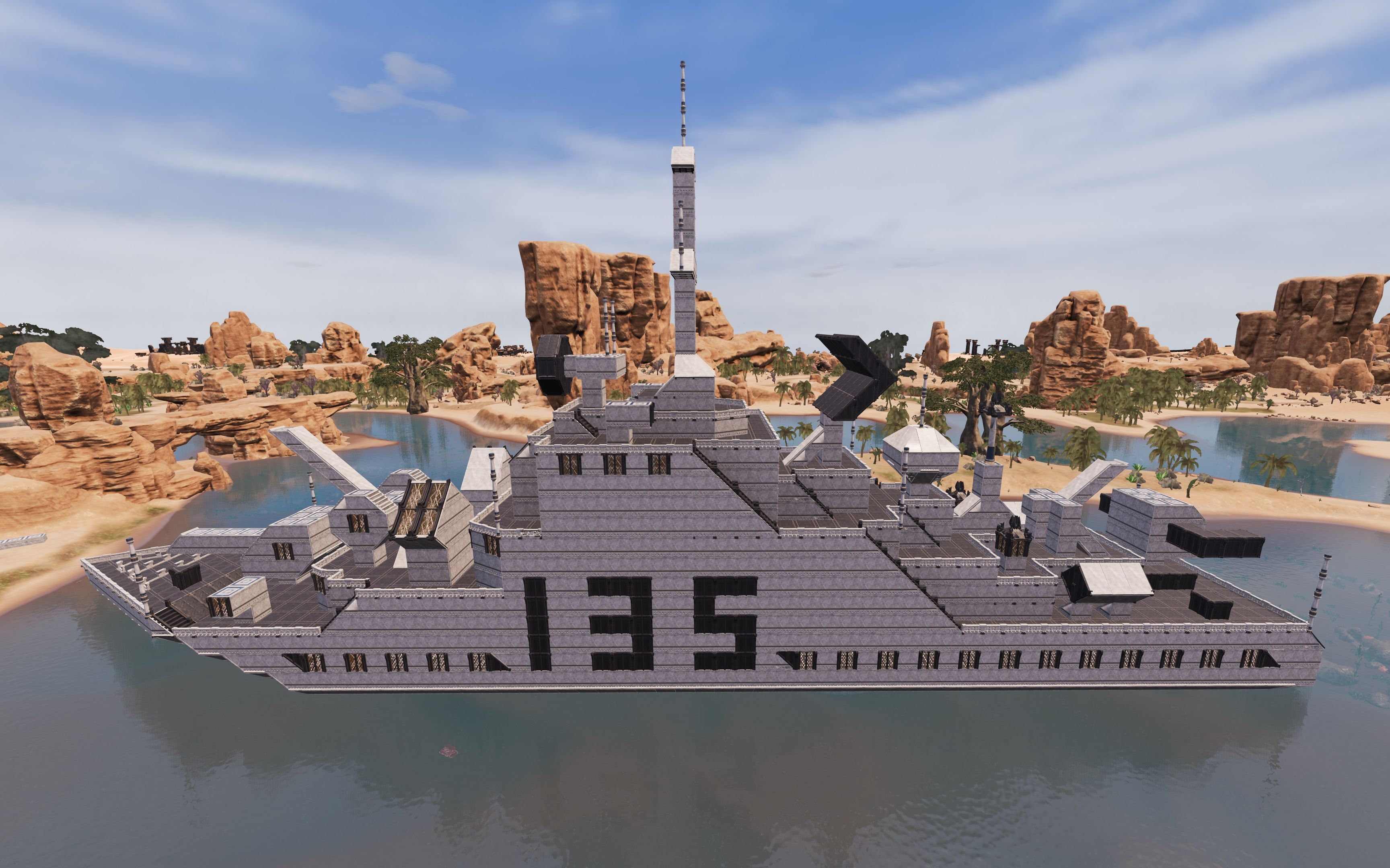 流放者柯南建筑-军舰驱逐舰-吉林舰135号