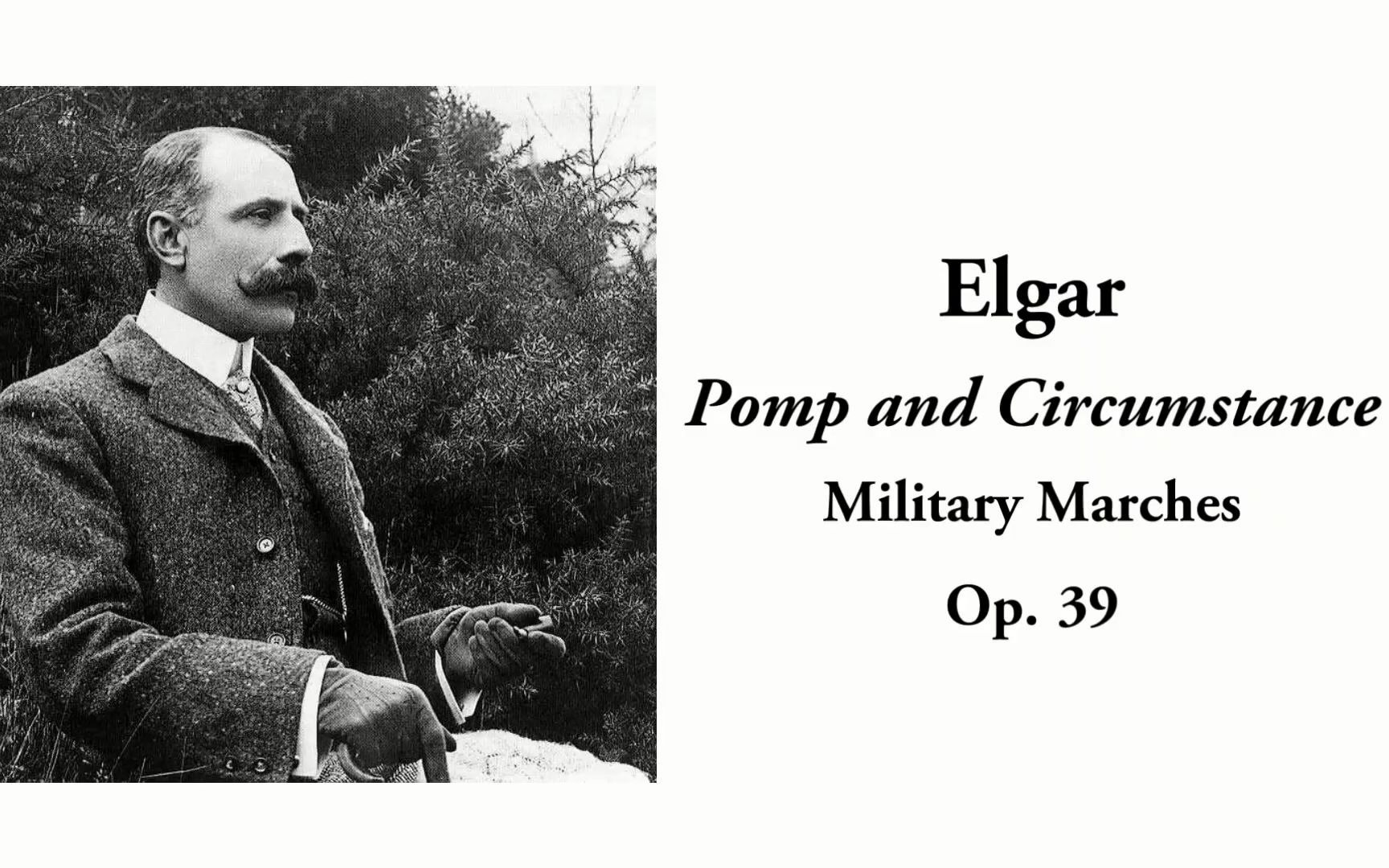 [图]［曲谱同步］［管弦乐］ Pomp and Circumstance Military Marches 威风凛凛进行曲 By Edward Elgar