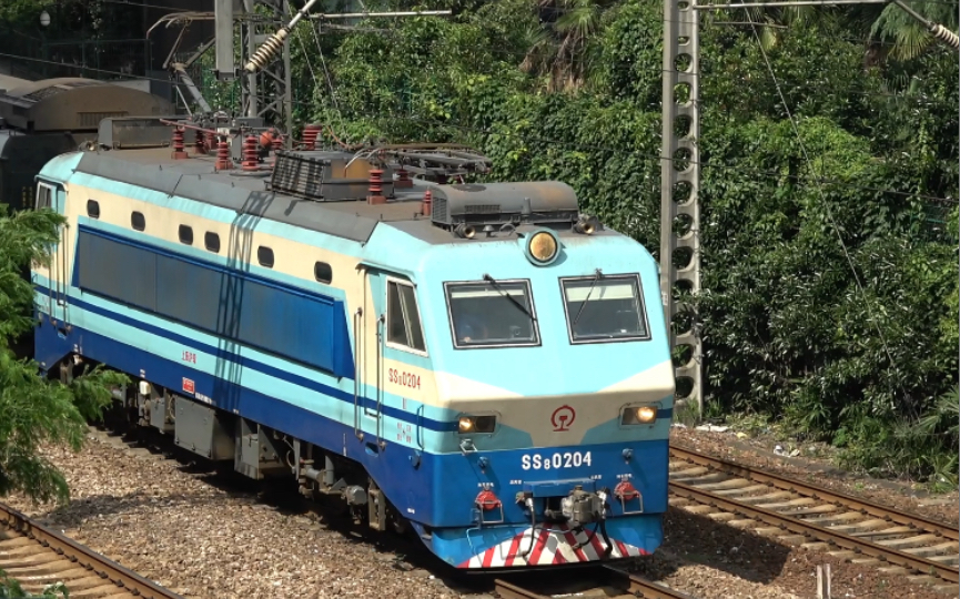 【机车户口】上局沪段韶山8型机车之ss8-0204_哔哩哔哩_bilibili