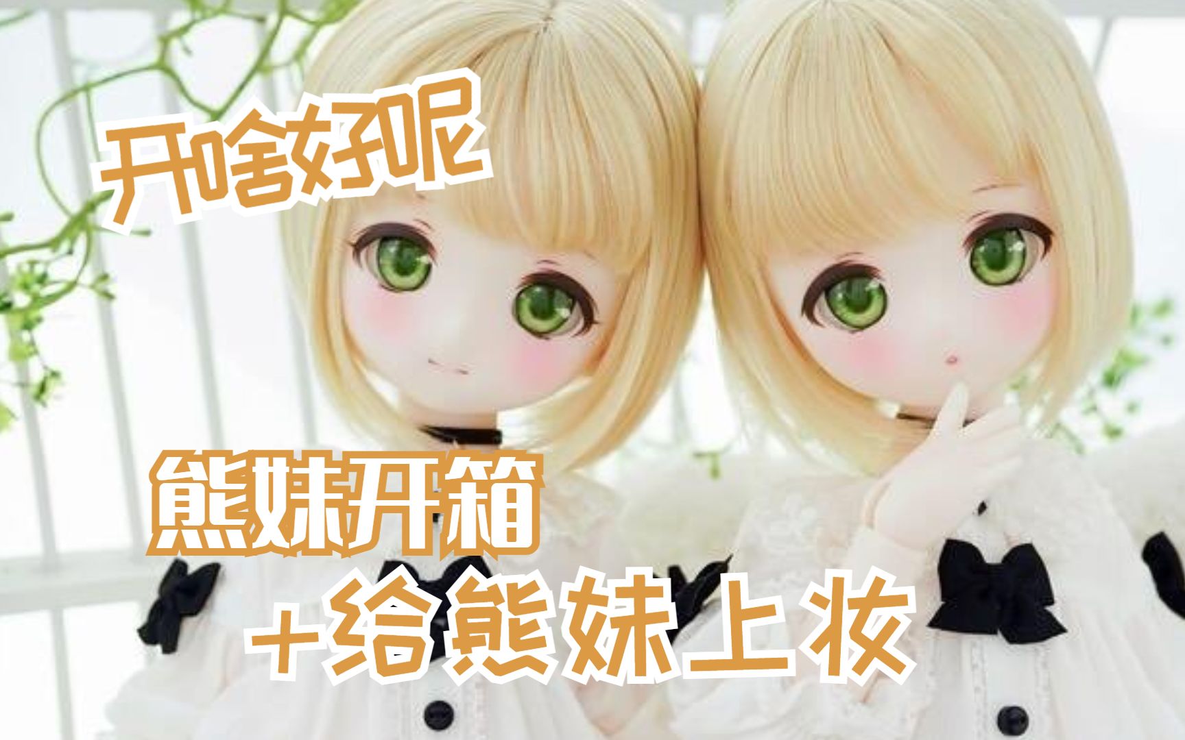 [图]【初云鲸】【BJD开箱】熊妹开箱+LULU&LALA双子化妆